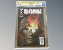 Max Comics : Born, Direct Edition #3, CGC Signature Series, slabbed and graded 9.