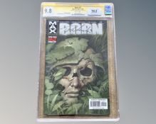 Max Comics : Born, Direct Edition #2, CGC Signature Series, slabbed and graded 9.