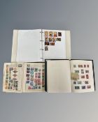 A Wanderer Stamp Album containing a collection of world stamps,