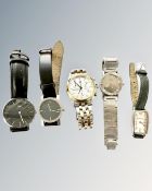 Five Gentleman's wristwatches - Emporio Armani, Calvin Klein, Swiss Force etc.