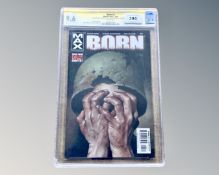 Max Comics : Born, Direct Edition #4, CGC Signature Series, slabbed and graded 9.