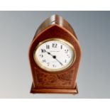 An 8 day arch-topped mantel clock, signed Cottell, Swindon.
