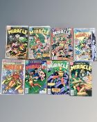 Marvel Comics Group : Warlock #9, together with seven DC Comics : Mister Miracle issues.