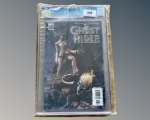 Marvel Comics : Ghost Rider, Direct Edition #4, CGC Universal Grade, slabbed and graded 9.9.