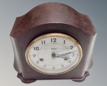 A Bakelite cased Smith's eight day mantel clock.
