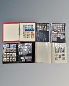 A Seanator Stamp Album containing a collection of world stamps,