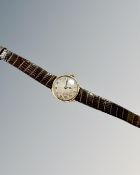 An early 20th century 9ct yellow gold lady's wristwatch