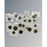 Roman silver and bronze coins including a sestersius (20)