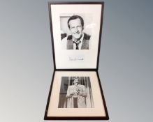 A signed monochrome photograph of Richard Pryor in frame and mount together with a further