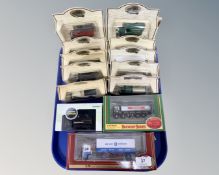 A collection of fifteen die cast models in original boxes, all commercial vehicles, by Days Gone,