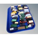 A collection of thirty-two unboxed die cast models, all commercial vehicles, by Lledo,