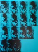 Andy Warhol - Blue Liz as Cleopatra 1963 Silkscreen ink on synthetic polymer paint on canvas.