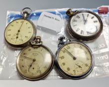 Four vintage pocket watches (4)