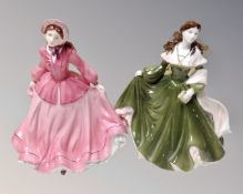 Two Coalport figures, the Catherine Cookson Collection Tilly Trotter #391 of 1000 and Biddy #278,