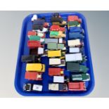 A collection of thirty-two unboxed die cast models, all commercial vehicles, by Lledo,