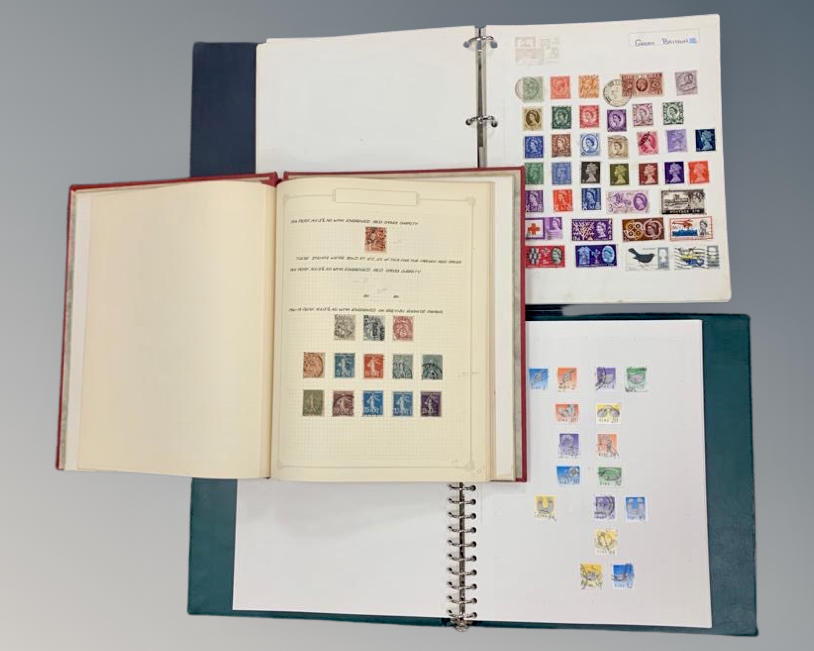 A Collecta Thematic Stamp Album containing a collection of world stamps,