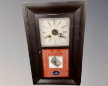 A 19th century American Ansonia clock company wall clock