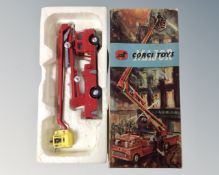 A Corgi Toys 1127 Simon Snorkel fire engine in original box