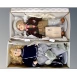 A House of Berkley collector's doll with certificate together with a further collector's doll