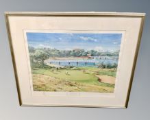 An Arthur Weaver signed limited edition print 'Woods Hole Cape Cod',
