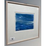 Ternille Mejslov : seascape, colour print, signed in pencil,