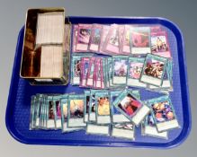 A tin of Yu-Gi-Oh trap and spell cards
