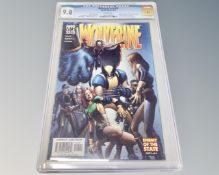 Marvel Comics : Wolverine issue 25 CGC Universal Grade, slabbed and graded 9.