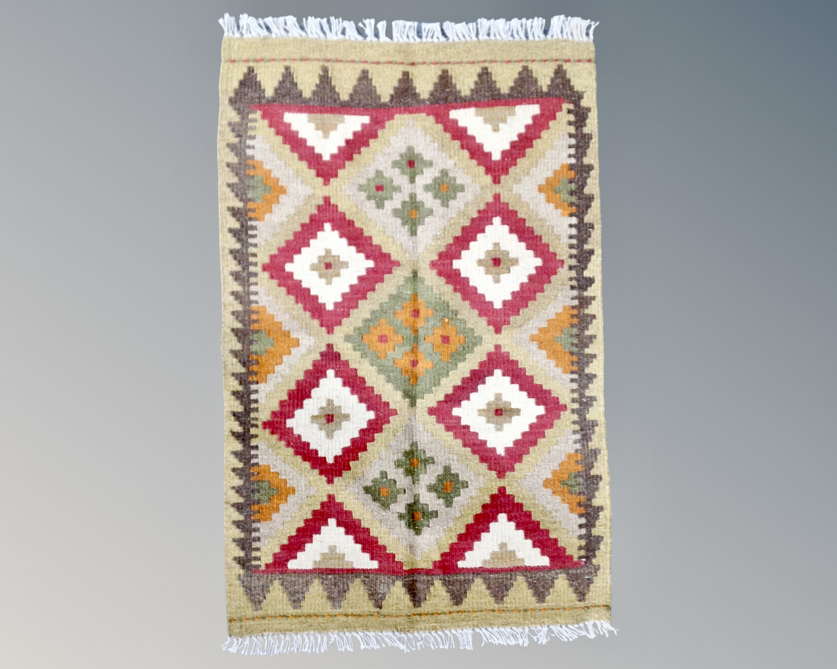 A Chobi Kilim 92 cm x 60 cm