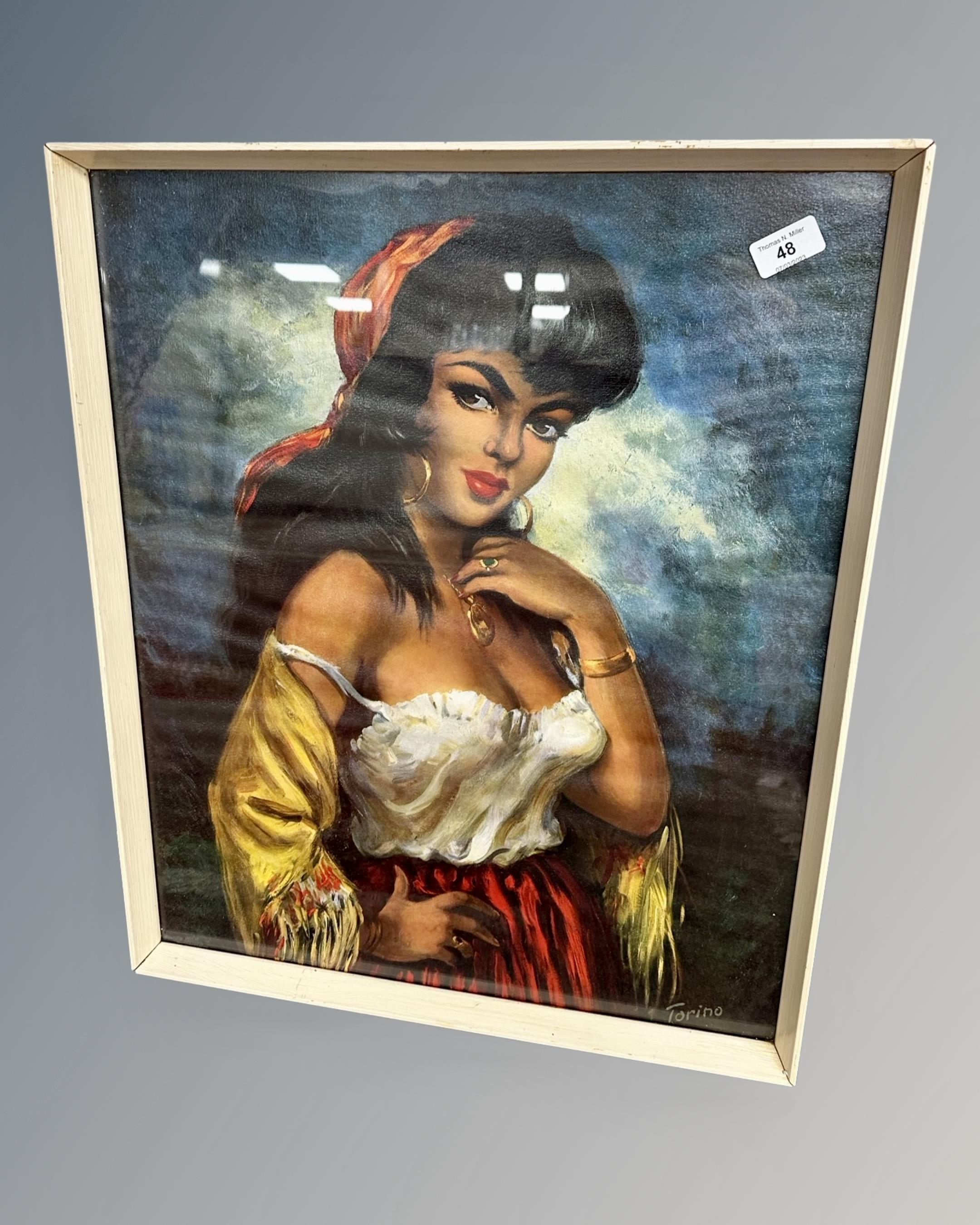 After Torino : portrait of a Romani woman, 49 cm x 60 cm,