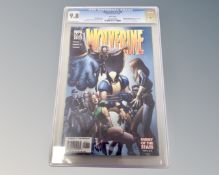 Marvel Comics : Wolverine issue 25 CGC Universal Grade, slabbed and graded 9.