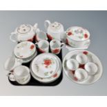 A quantity of Royal Worcester poppy pattern tea and dinner ware