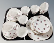A tray of Colclough tea china