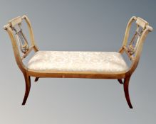 A Regency style window seat