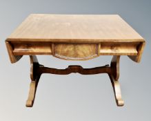 A 19th century Continental mahogany sofa table