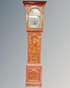 A Danish Chinoiserie longcase clock,
