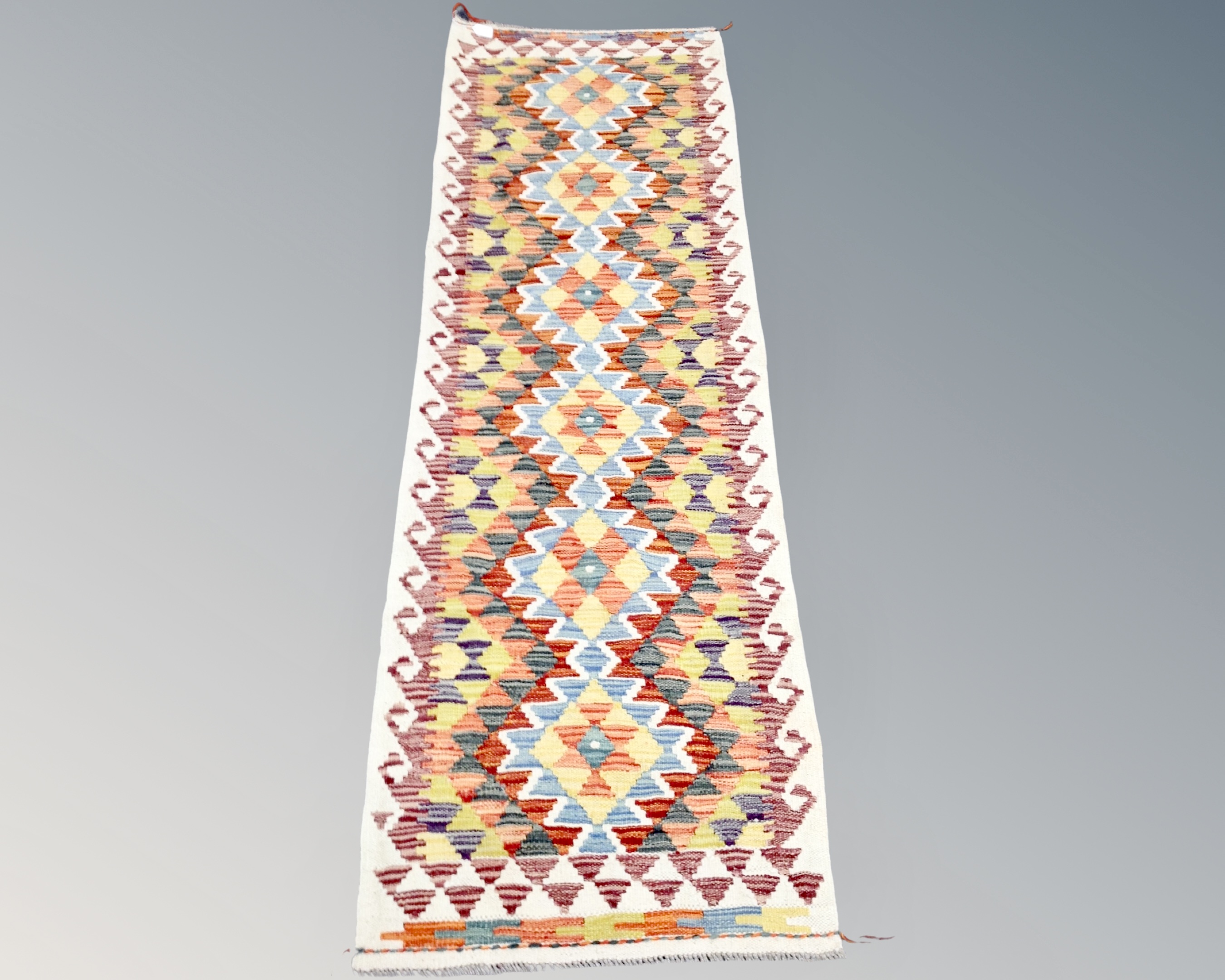 A Chobi Kilim runner 193 cm x 63 cm