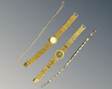 A lady's Rotary wristwatch, together with further lady's watch,