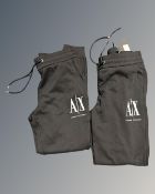 A pair of Armani track pants, medium,