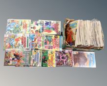 Approximately one-hundred and ten 20th century and later Marvel comics 35c to $2.