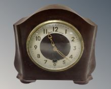 A Smiths Enfield Bakelite cased mantel clock