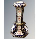 A Masons Ironstone Masterpiece Series limited edition candlestick