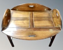 A large butler's tray on stand
