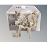 A Lladro figure 'Ballerinas', boxed.