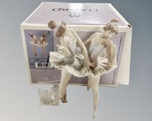 A Lladro figure 'Ballerinas', boxed.
