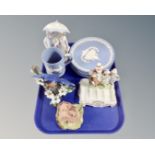 A tray of Yardley English lavender soap dish,
