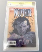 Marvel Comics : Wolverine issue 1 CGC Signature Series slabbed and graded 9.