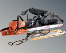 A Parker PCS-5800 chain saw with extra blade and chain