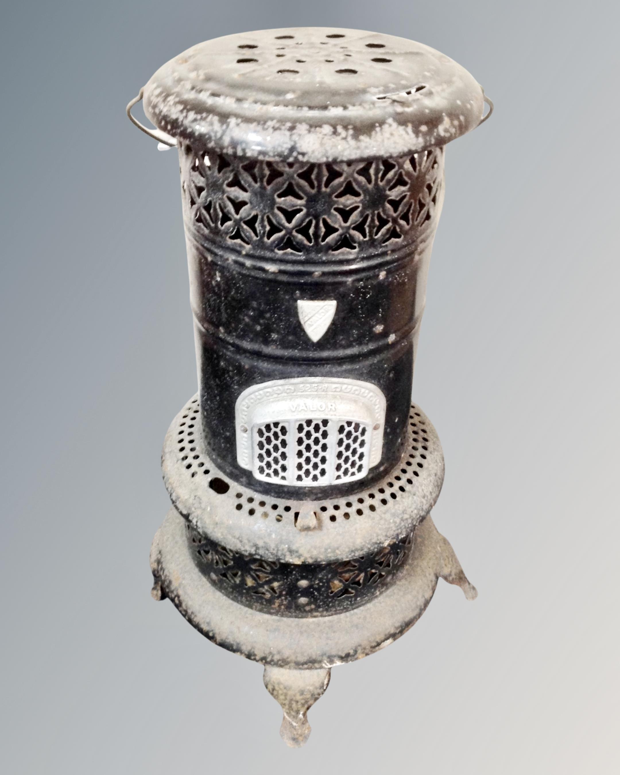 An early 20th century Valor gas heater.