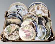 A quantity of collector's plates including Royal Vale china,