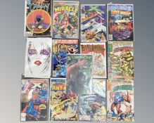 A collection of Marvel and DC comics including X Factor, Ant-Man, The Sub-Mariner, Timewarp etc.
